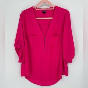 Torrid Women's Fuchsia Blouse Size 1